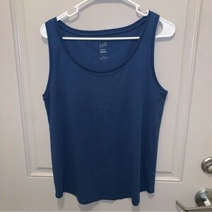 J.Jill Women’s Blue Perfect PimaTank Top Size Large
